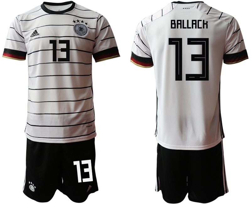 Men 2021 European Cup Germany home white #13 Soccer Jersey1->austria jersey->Soccer Country Jersey